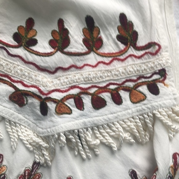Shoreline Boho Embroidered Halter & Skirt Set One Size Fits Most Summer Outfit - Picture 9 of 15